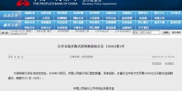 央行：1月8日将开展11000亿元买断式逆回购操作