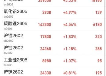 有色金属板块延续强势 沪镍涨停