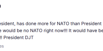 特朗普：没有我 北约已不复存在