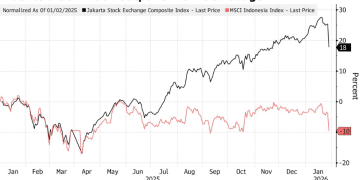 ‌印尼股市崩跌触发熔断！MSCI暂停指数调整并发出降级警告