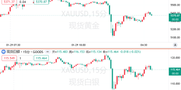 金银史诗级波动：黄金单日狂震500美元，盘中「断崖式」暴跌后绝地反击