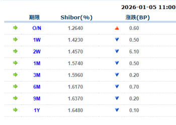 货币市场日报：1月5日