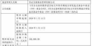养老星球丨多只养老目标基金限大额申购；又有养老目标基金变更基金经理