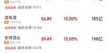 贵州茅台、五粮液大涨超8%！山西汾酒涨超9%！泸州老窖、水井坊涨停！发生了什么？