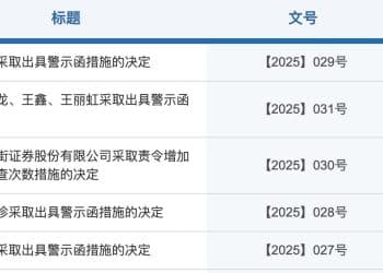 更名后首次被监管「点名」，金融街证券7名员工集中被曝违规