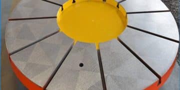 一块铁饼的自我修养：揭秘机械世界里的 「圆桌骑士」 圆形铸铁平台