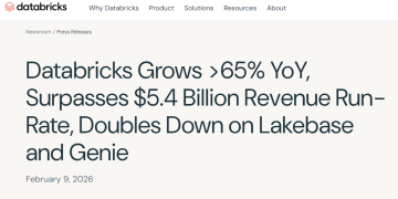 AI数据平台Databricks完成50亿美元融资 估值升至1340亿美元