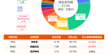 加仓拼多多、阿里巴巴 一图速览高瓴最新持仓