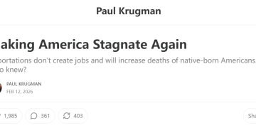 诺奖经济学家锐评特朗普政府：让美国再次伟大已变成再次停滞