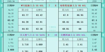 一张图看商品支撑阻力：金银油气+铂钯铜农产品期货(2026年2月2日)