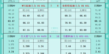 一张图看商品支撑阻力：金银油气+铂钯铜农产品期货(2026年2月13日)