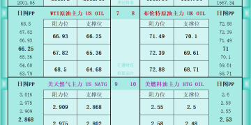 一张图看商品支撑阻力：金银油气+铂钯铜农产品期货(2026年2月25日)