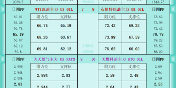 一张图看商品支撑阻力：金银油气+铂钯铜农产品期货(2026年2月27日)