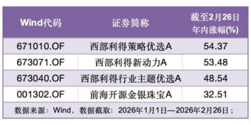 年内狂涨54％！这几只基金重仓资源股 却根本不是资源主题基金