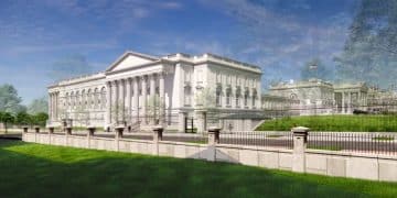 面积超8300m²，可容纳1000人，特朗普发布白宫新宴会厅效果图：「有史以来最伟大」！预算3亿美元，预计2029年完工